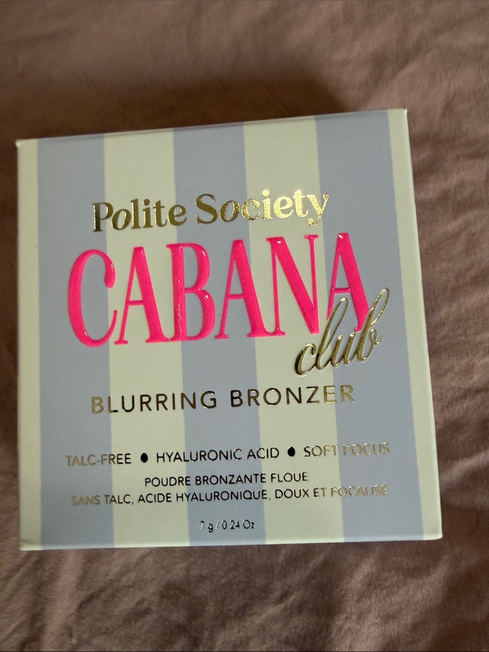 Cabana Club Blurring Bronzer - Pink & Cream NEW